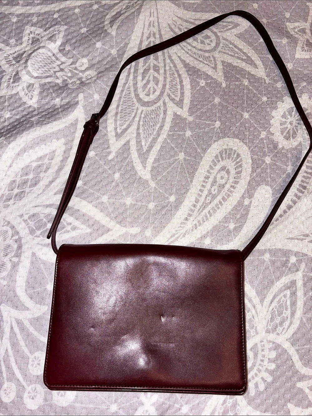 Brandy Melville Burgundy Crossbody Bag